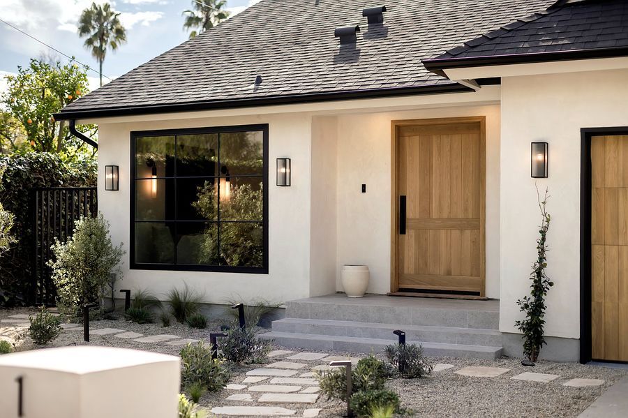 Front entry of a single-family home