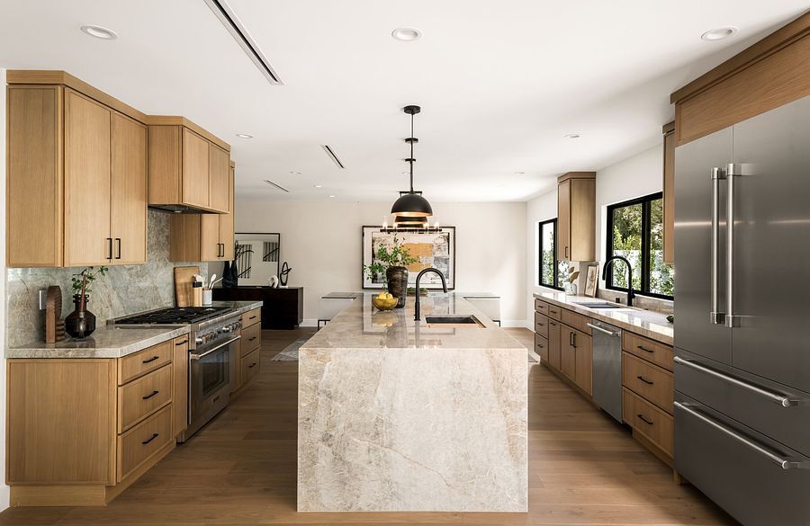 Kitchen in a home